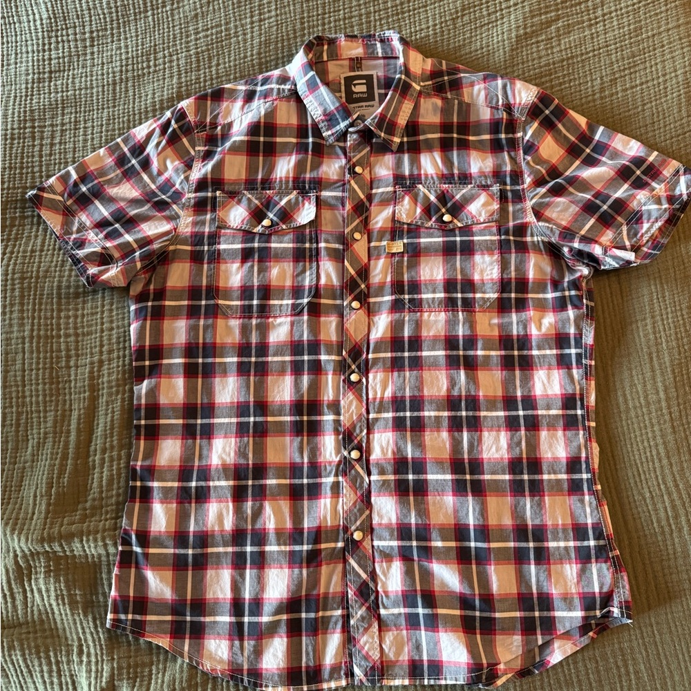 G-Star Plaid Casual Shirt